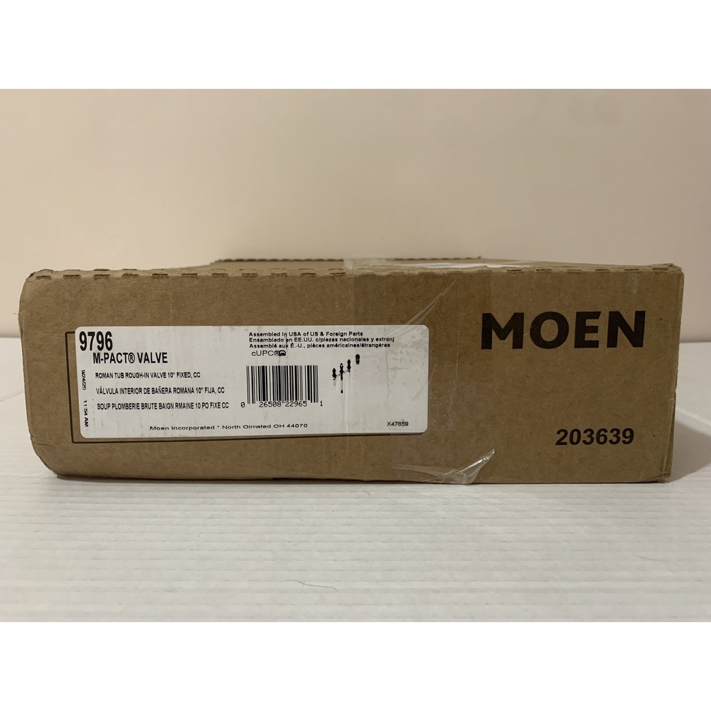 Moen 9796 1/2 Inch Sweat (Copper-to-Copper) Roman Tub Rough-In Valve M-PACT